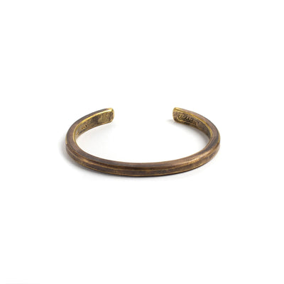 Heavyweight Classic Cuff - Small / Brass / Work Patina - 